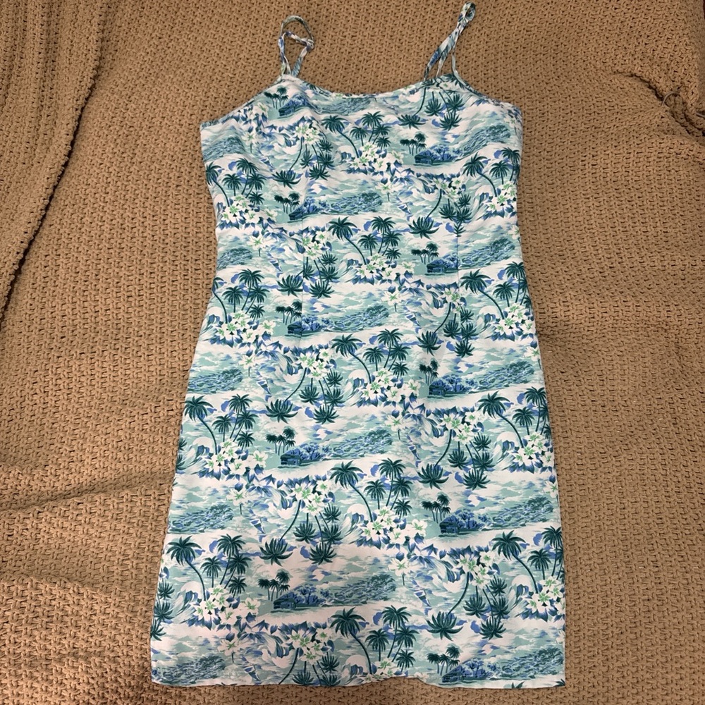 Tropical Y2K Mini Dress